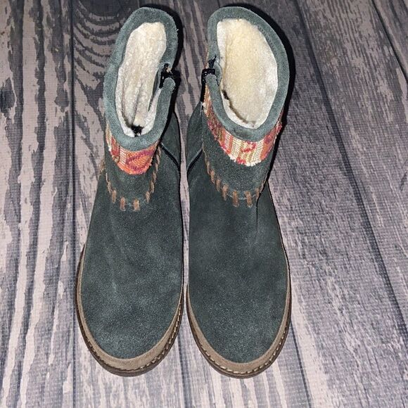 Coolway Green Seude Shoes Size 36 / 5 - Picture 3 of 6